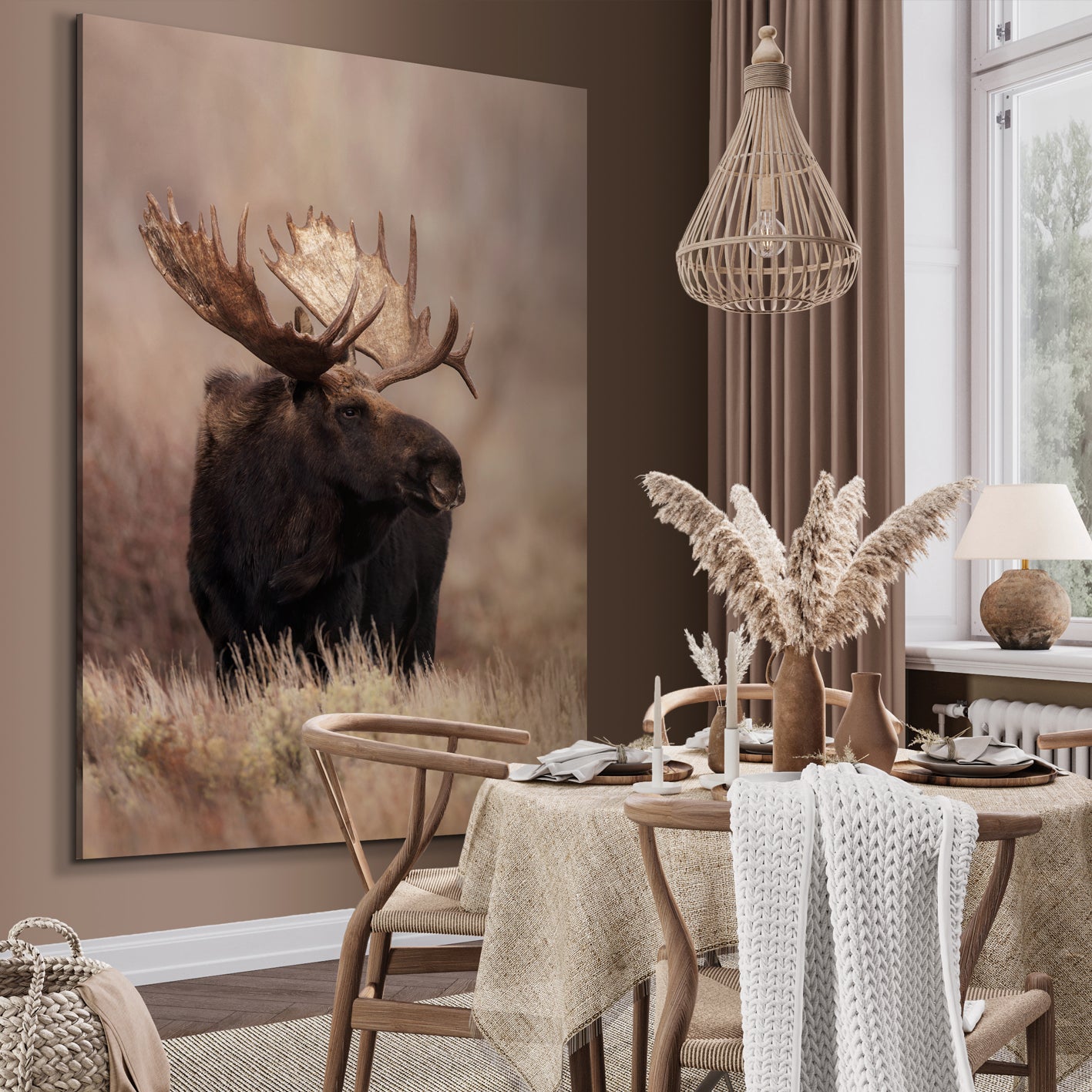 Canvastavla - Moose Moment (50x70)