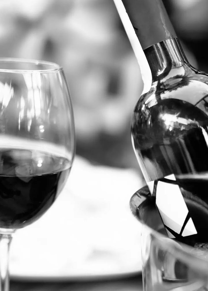 Leinwandbild - Red Wine Glass