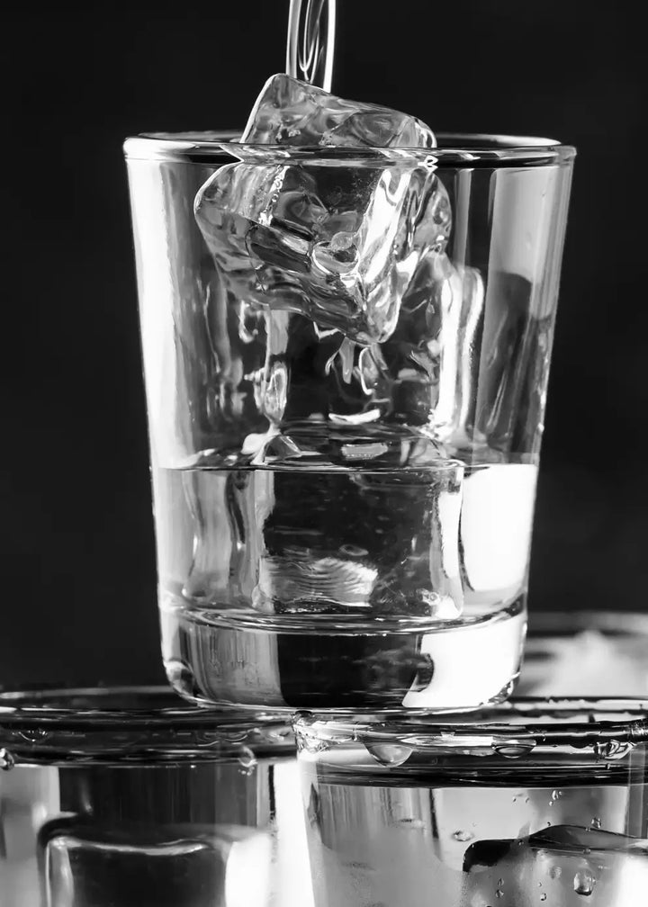 Leinwandbild - Vodka on Ice