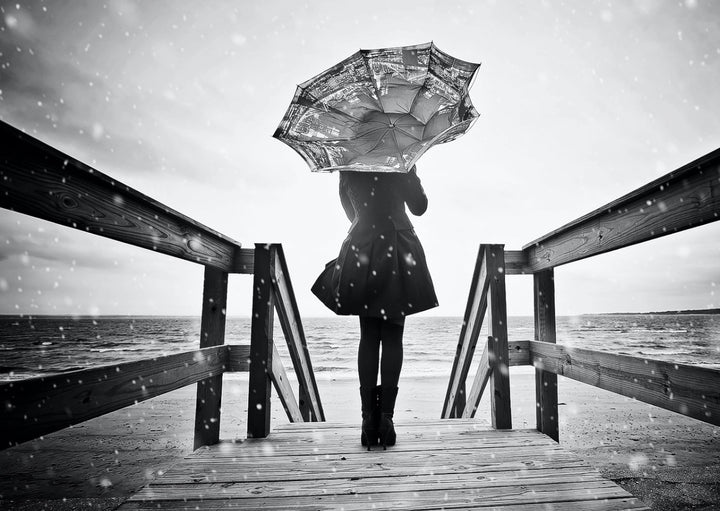 Poster - Beach Rain