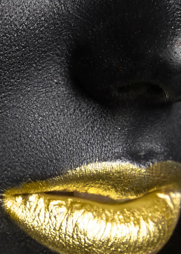 Leinwandbild - Black & Gold
