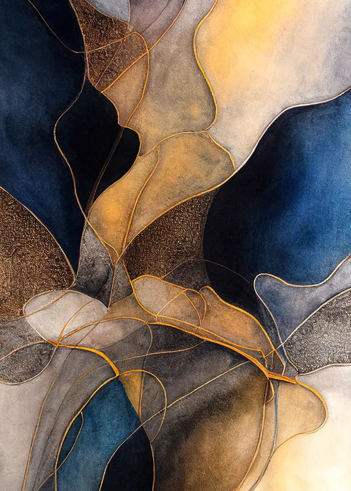 Leinwandbild - Abstract Fluid Art